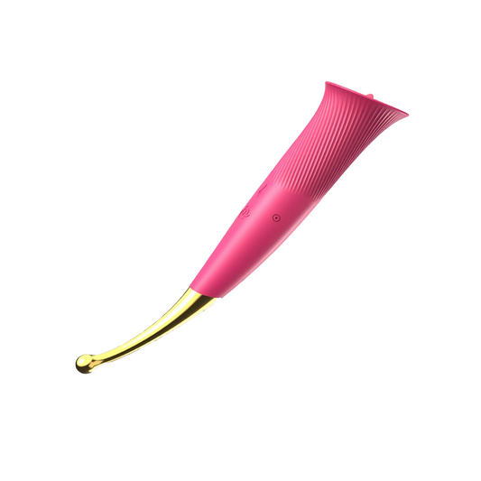 18 cm/7,1 Zoll Hongjianda 1 Stück mit Leckvibrator, mit 10 Vibrationsmodi, 2-in-1 G-Punkt- und Zungenleckvibration für G-Punkt-Klitoris, Sexspielzeug für Erwachsene für Frauenpaare, Lesben, LGBTQS