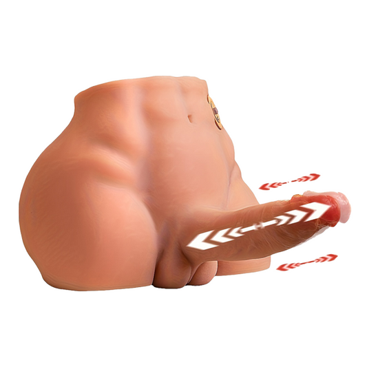 Xingse 1 pieza Muñeca sexual para mujeres, con modos de vibración y empuje, consolador realista 3D para el placer femenino, juguete sexual suave para masturbación femenina, estimulación vaginal, masturbadores anales, suministros para adultos.