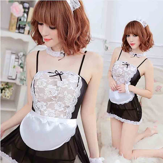 Disfraz de estudiante travieso con lazo bonito, uniforme sexy con entrepierna hueca, juego de rol apasionado, mejora del placer sexual, lencería y ropa interior sexy para mujer, accesorios para adultos, mujeres, parejas, talla única