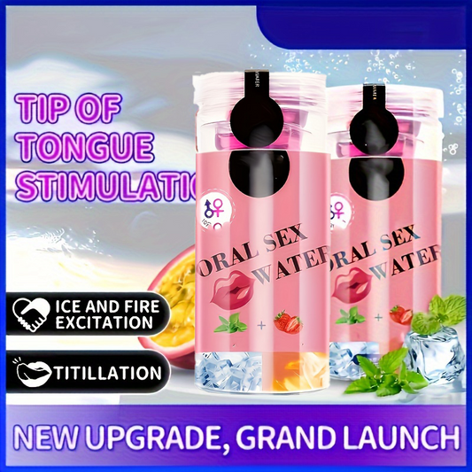 "JIAOYUE Strawberry & Mint Pleasure Enhancer Gel featuring titillation effects, highlighting the new upgrade and grand launch."