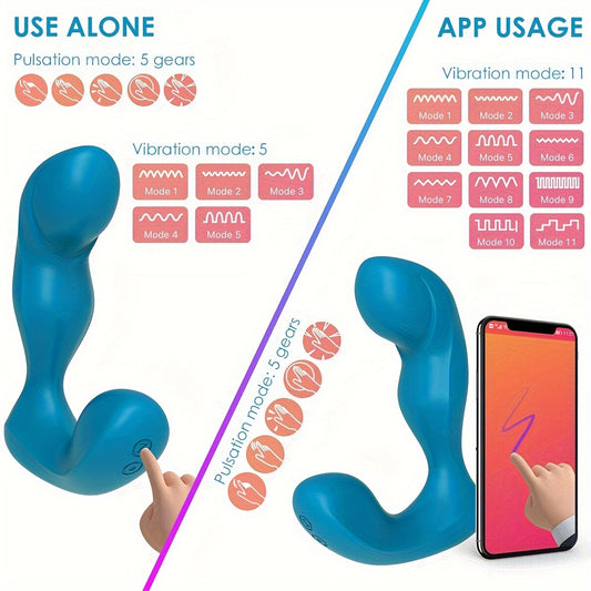 Vibrador sexual Hongjianda de 14 cm/5,5 pulgadas, 1 unidad, para mujeres, con 5 modos de vibración, para el punto G y el clítoris, juguetes sexuales para adultos para mujeres, parejas, lesbianas, LGBTQS