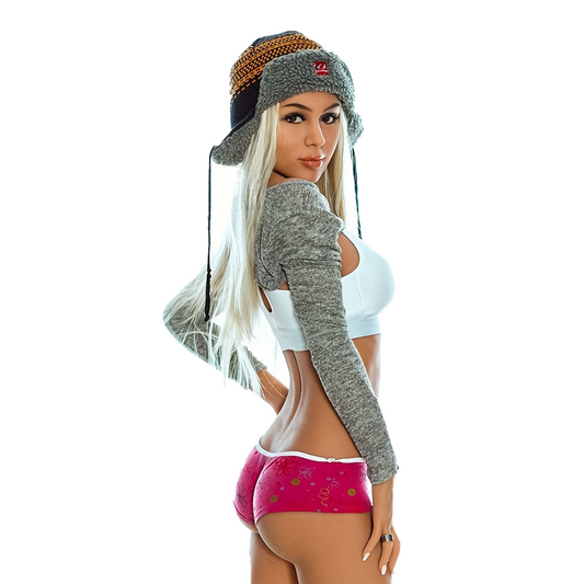 166 cm (65 Zoll) PinkCat-Sexpuppen-Masturbator für Männer, männlicher Masturbator, erotisches Sexspielzeug, Stress abbauen, weiblicher Puppentorso, große Brüste, realistische Vagina, Sexspielzeug für Erwachsene für das Vergnügen von Männern.