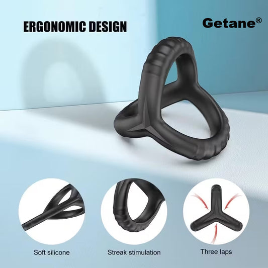 Men's silicone penis ring, soft penis ring