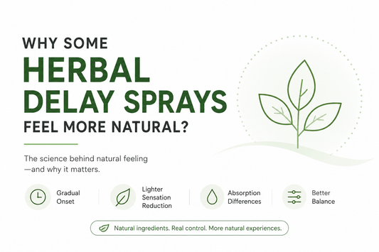Why Some Herbal Delay Sprays Feel More Natural?