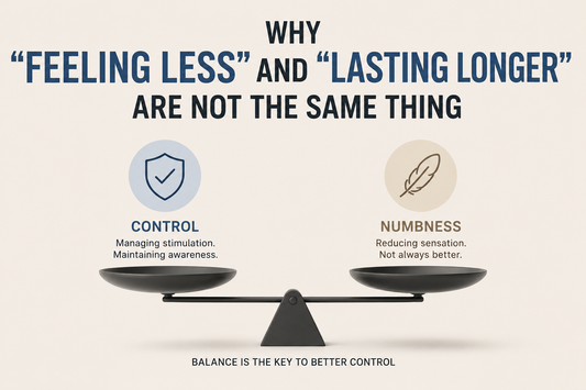 Why “feeling less” and “lasting longer” are not the same thing