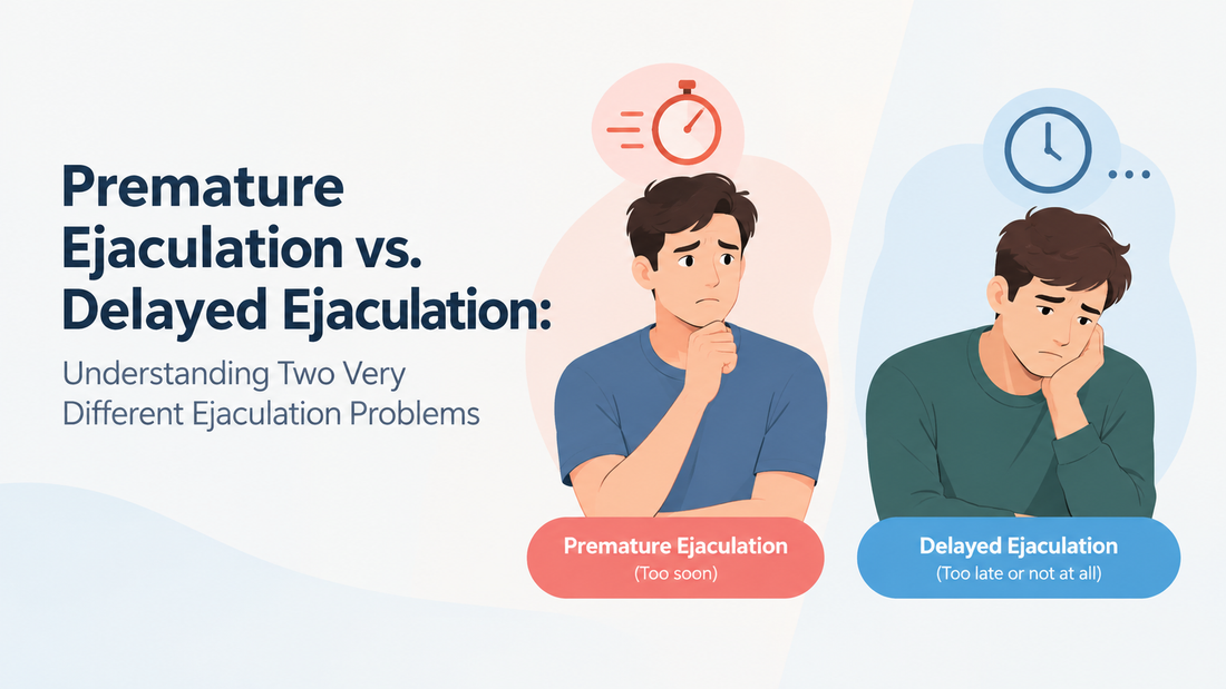 Premature Ejaculation vs. Delayed Ejaculation: Understanding Two Very Different Ejaculation Problems