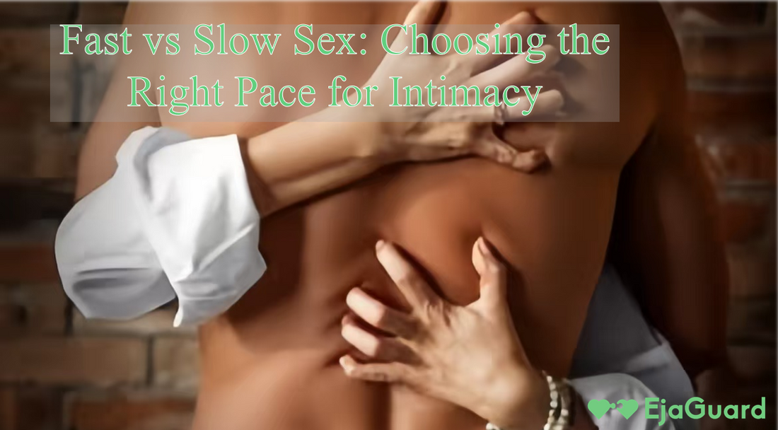 An image of a couple's sex life to choose the right pace for intimacy in the way of fast sex or slow sex