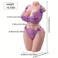 Xingse 1pc Male Sex Doll Masturbator, Male Masturbator, Erotic Sex Toys, Relieve Stress, Female Doll Torso Big Boob Realistic Vagina, Adult Sex Toys For Men Pleasure.