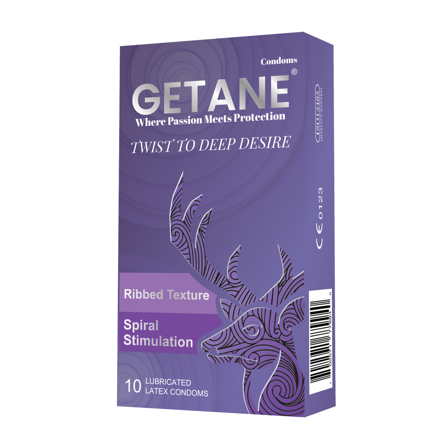 GETANE Super Smooth Ribbed Lubricated Condoms | Enhanced Pleasure, 10 Packs EjaGuard GETANE Super Smooth Ribbed Lubricated Condoms | Enhanced Pleasure, 10 Packs EjaGuard