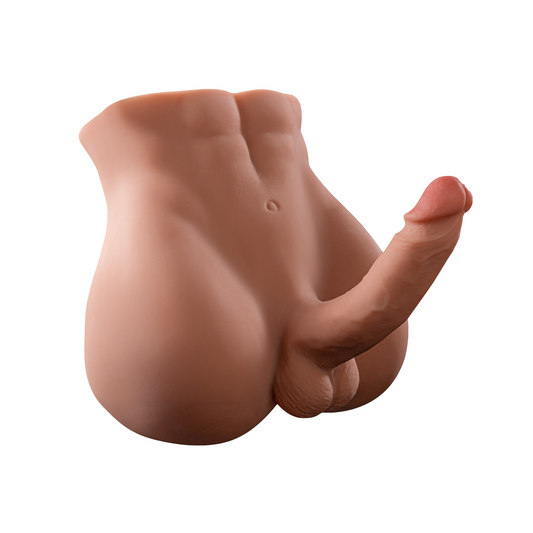 Xingse 1pc Realistic Torso Dildo, Anal Channel Design, Realistic Doll Women Masturbator Toys, with Realistic Texture and Lifelike Details, For Women, Couple, Gay.