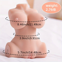 Xingse Vibrating Sex Doll Male Masturbator, With 3 Speeds And 7 Frequencies Vibrating, Masturbator, TPR Material, Lifelike  Female Body Doll Male Masturbator, Adult Sex Toys For Men.