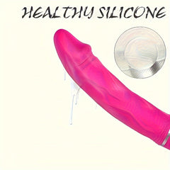 S 35cm/13.8inch 1pc Vibrating Double-Ended Dildos, 9X9 Vibrations For Women Vaginal And Anal Play, Wireless Remote Dual Motors Rechargeable Realistic Penis Massager Adult Sex Toy For Lesbian Couples