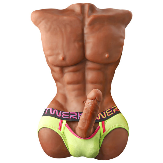 Xingse 1pc Realistic Torso Dildo, Anal Channel Design, Realistic Doll Women Masturbator Toys, with Realistic Texture and Lifelike Details, For Women, Couple, Gay.