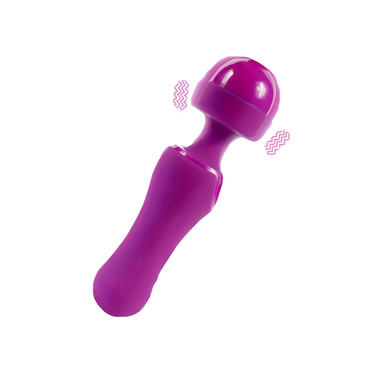 18cm/7.08inch Xingse 1pc Women Massager Vibrator With 10 Vibrating Modes, Dual Pleasure Clitoral And Vaginal Stimulation, Safe Material And USB Rechargeable, Adult Sex Toys For Women Female Couples.