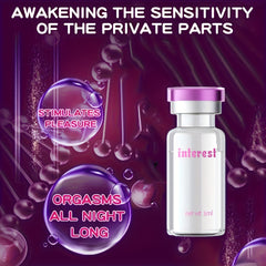 3ml(0.10oz) Interest Sexual Pleasure Enhance, Lasting And Strong, Lift Sensitivity For Couples, Prevent Dryness, Adopt Natural Factor, Keep it Smooth For a Long Time, and Bring The Other Person Sex Pleasure, Enhance Sexual Desire Women Men, Lesbian.