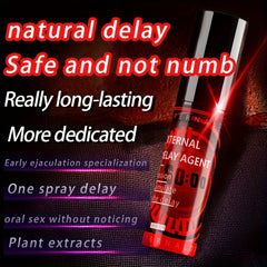 6ml(0.20oz) Interest 1pc Time Delay Spray Male Time Delay Sex Spray, Men's Time Delay Spray, Long Lasting Erotic Men's Sex Supplies