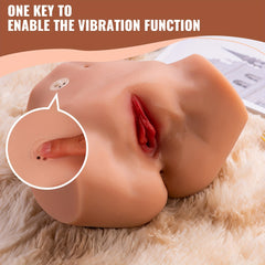 Xingse Automatic Vibrating Sex Doll Male Masturbator, With 3 Speeds and 7 Frequencies Vibrating, Masturbator, Lifelike  Female Body Doll Male Masturbator, Adult Sex Toys For Men.