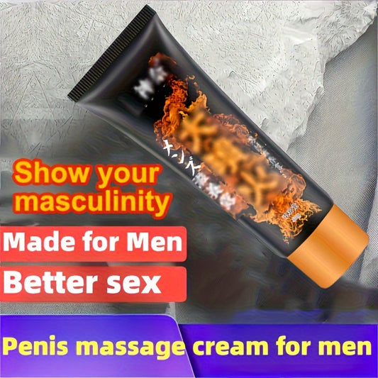 50g(1.69oz) Gang Penis Enlargement  Men's Penis Intimate Massage Essential Cream, Penis Delay Performance Boost, Boost Male Physical Endurance & Hardness - Increases Partner Desire And Male Attractiveness, External Body Massage Oil