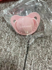 Disposable teats being pacifiers for babies