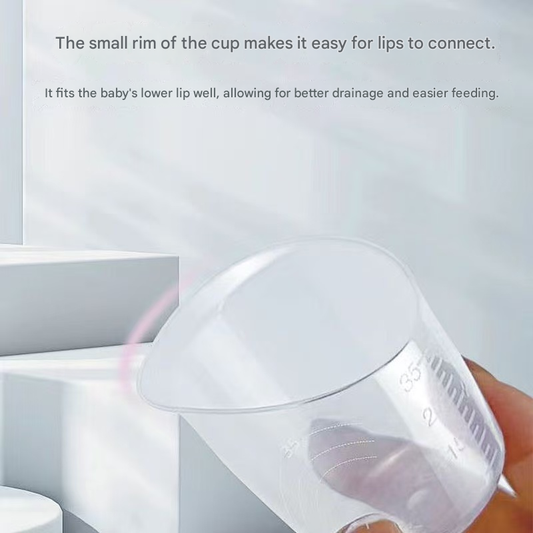Cups adapted for feeding babies and children