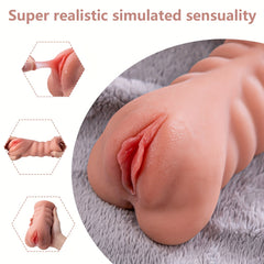 Xingse Automatic Vibrating Sex Doll Male Masturbator, With 10 Vibrating Mode Masturbator, Realistic Male Masturbator, Adult Sex Toys For Men.