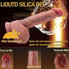 YiQing Thrusting Dildo Vibrator - Remote Control With Vibrating And Thrusting Modes G Spot Dildo With Strong Suction Cup Realistic Dildos For Stimulation Sex Toys For Adults.