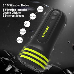 Hongjianda Automatic Male Masturbator, Realistic Vagina  Masturbator, With Vibration & Suction Powerhouse, For Intense Pleasure for Men Penis Intense Pleasure, For Man Sex Toys.