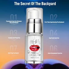 15ml(0.5oz) Gang Sexual Pleasure Enhance, Lasting And Strong, Lift Sensitivity For Couples, Prevent Dryness, Adopt Natural Factor, Keep it Smooth For a Long Time, and Bring The Other Person Sex Pleasure, Enhance Sexual Desire Women Men, Lesbian.