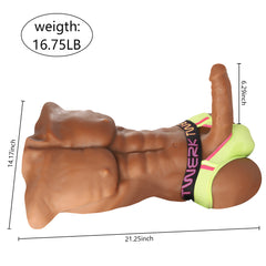 Xingse 1pc Realistic Torso Dildo, Anal Channel Design, Realistic Doll Women Masturbator Toys, with Realistic Texture and Lifelike Details, For Women, Couple, Gay.