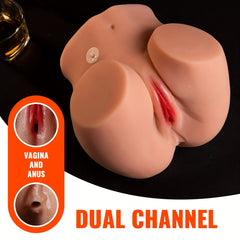 Xingse Automatic Vibrating Sex Doll Male Masturbator, With 3 Speeds and 7 Frequencies Vibrating, Masturbator, Lifelike  Female Body Doll Male Masturbator, Adult Sex Toys For Men.