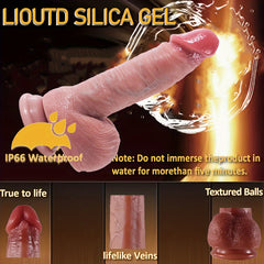 YiQing Thrusting Dildo Vibrator - Remote Control With Vibrating And Thrusting Modes G Spot Dildo With Strong Suction Cup Realistic Dildos For Stimulation Sex Toys For Adults.