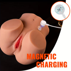 Xingse Automatic Vibrating Sex Doll Male Masturbator, With 3 Speeds and 7 Frequencies Vibrating, Masturbator, Lifelike  Female Body Doll Male Masturbator, Adult Sex Toys For Men.