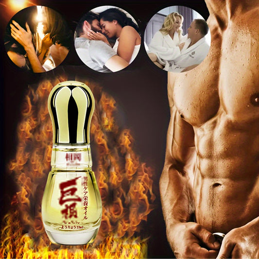 Aceite de masaje para hombres Gang 1pc de 23 ml (0,777 oz) Mejora del pene Energía para hombres Cuidado Retraso Rendimiento Aumento Fuerza