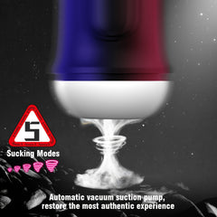 Hongjianda Automatic Male Masturbator, Realistic Vagina  Masturbator, With Vibration & Suction Powerhouse, For Intense Pleasure for Men Penis Intense Pleasure, For Man Sex Toys.