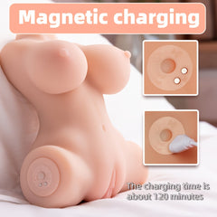 Xingse Vibrating Sex Doll Male Masturbator, With 3 Speeds And 7 Frequencies Vibrating, Masturbator, TPR Material, Lifelike  Female Body Doll Male Masturbator, Adult Sex Toys For Men.