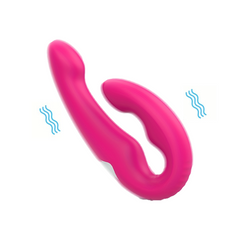 21cm/8.26inch S 9 Modes of Pleasure: 1 Pc Strapless Strap-On G-Spot Vibrator For Women - Anti-Slip Remote Control Realistic Double-Ended Dildo Vibrating Butt Plug