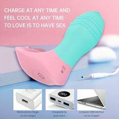 GD 1pc Wearable Vibrators With Triple Tongue Licking Vibrator App Control Vibrating Eggs, With 10 Vibrations, 2 In 1 Dildo & Vibrating Panties Dual Sex Stimulator For G Spot Clit, Invisible Butterfly, Adult Sex Toys For Women Couples, Lesbian, LGBTQS