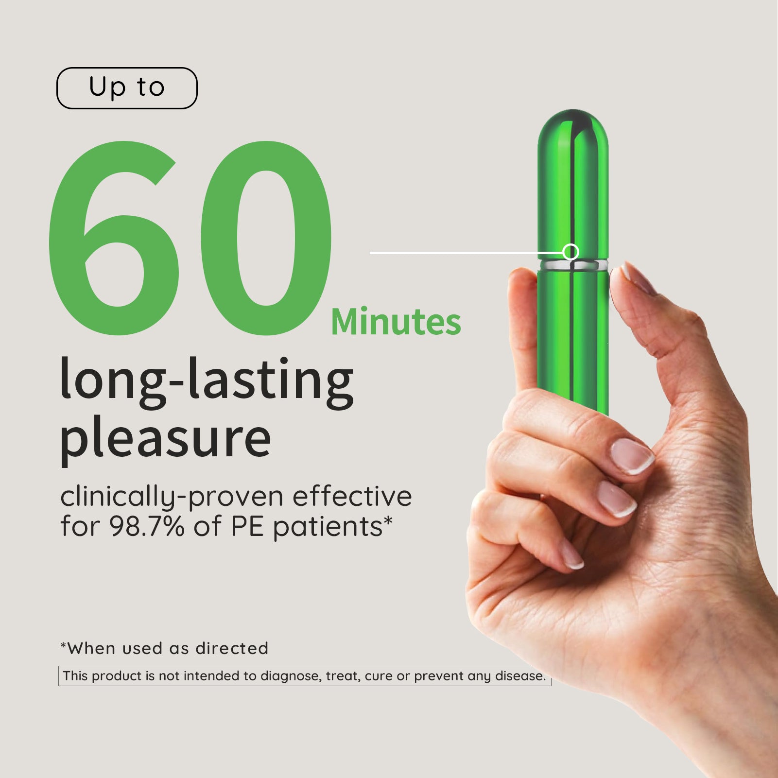 EjaGuard can help men last up to 60 minutes with long-lasting pleasure
