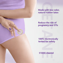 GETANE® Extra Ribbed Condoms – Intense Stimulation 36 Pack